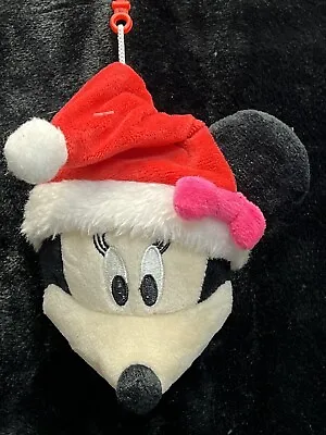 Disney Minnie Mouse Plush Christmas Tree Ornament 5 X5 X3.5  New W/o Tags CUTE • $12.87