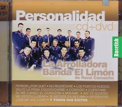 La Arrolladora Banda El Limon De Rene Camacho Personalidad CD+DVD New Nuevo  • $13.99