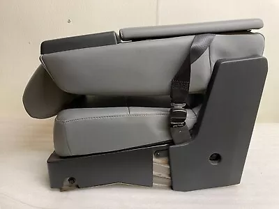 2015-2023 Ford F150 Center Jump Seat / Console Gray Vinyl Oem New! Nice!!! F250 • $140