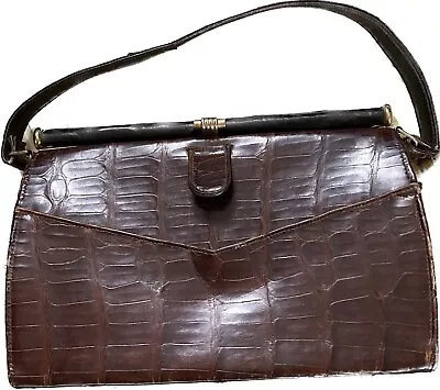 Vassar 1940’s 50’s Alligator Hand Bag Good Condition • $60