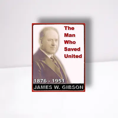 James Gibson Memorial Badge - The Man Who Saved Manchester United  • £2.99