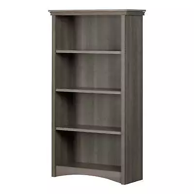 South Shore Artwork 4  Shelf  Bookcase In Gray  Maple   63.75 L X 13.75 W X 5 H • $223.70