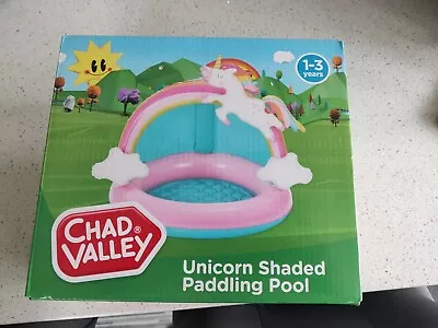 Chad Valley Unicorn Shaded Paddling Pool Brand New In Sealed Box.. • £13.99