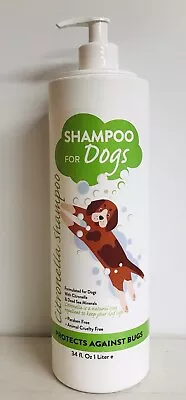 Citronella Shampoo For Dogs With Dead Sea Minerals 34 Fl Oz ~ Anti-Bugs • $29.99