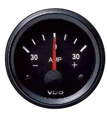 VDO Cockpit Vision 12 Volt AMMETER  Internal Shunt 52mm Amp Gauge 190077006 • $54.50