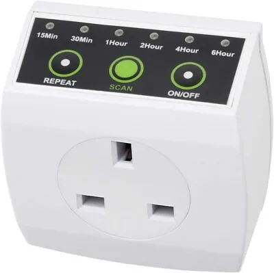 £13.49 • Buy Countdown Timer Plug, Energy Saving Timer Switch With Repeat Function