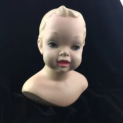 Mannequin Child Boy Store Display Vintage Bust Head & Shoulders 1950’s Stands • $259