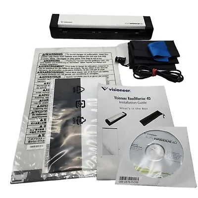 Visioneer RoadWarrior 4D USB Powered Double Sided Document Black & White Scanner • $39.95