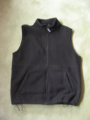 Cabela's Men's Large Tall Black Polartec Polyester Full Zip Mock Neck Vest • $44.25