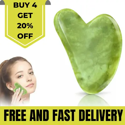 £2.49 • Buy Natural Jade Gua Sha Board Facial Body Massage Scraping Tool Medicine Chinese UK