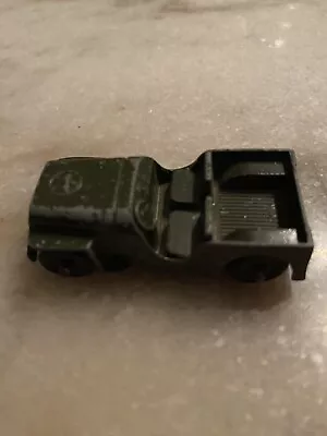 Tootsie Toy Toy Military Green Army Willy Jeep 1950s Near Mint Vintage USA 201 • $7.99