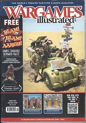 Wargames Illustrated Issue 404 (Aug 2021) Magazine Rules Miniature Hobby Games • $9.99