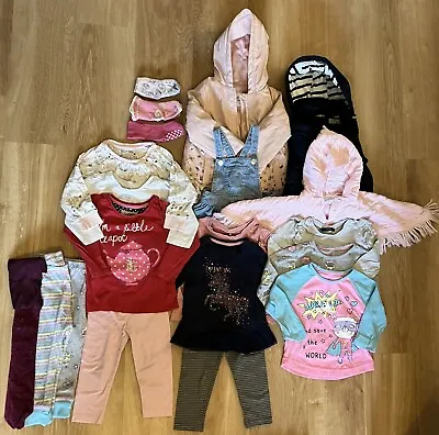 Baby Girls 12-18/23 Months Clothes Bundle - Next Gap F&F Mothercare Nutmeg • £16