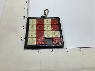 15 Keychain Puzzle Sliding Number Squares Vintage Toy Works. • $15.79