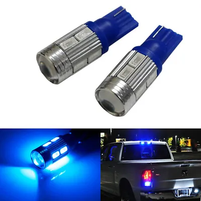 Blue 921 912 920 168 T10 10-SMD LED Replacement Bulbs For Truck 3rd Brake Lights • $8.99