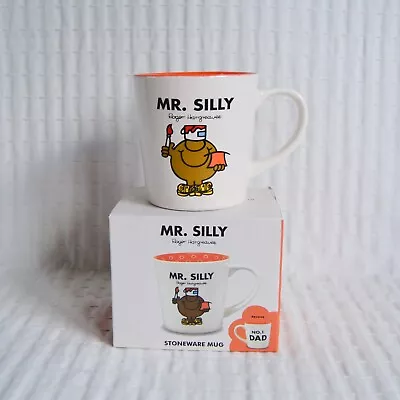 Mr Men Mr Silly Mug No 1 Dad Number 1 Dad Fathers Day Mug BOXED Roger Hargreaves • £4