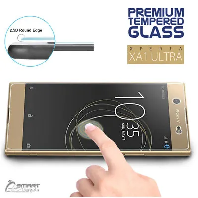 $3.99 • Buy Tempered Glass Screen Protector Guard For Sony Xperia XA 1 Ultra / Xperia XA 