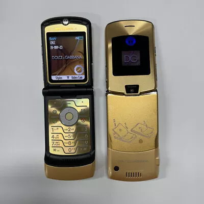 Motorola Razr V3i Dolce Gabbnna (Limited Edition) Unlocked Flip Mobile Phone • $38.88