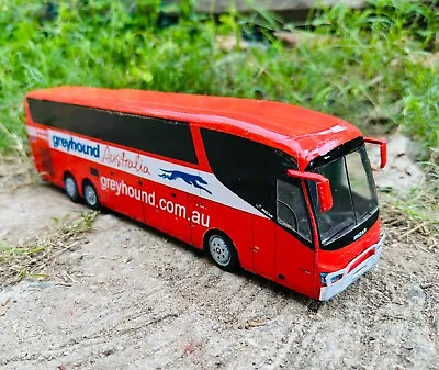 1:43 Scale Volvo Bus Greyhound Australia Handmade Diorama Model Bus • $49.90