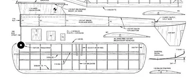 1/8A Spacer .010 Freeflight 26  WS RC Model Airplane Printed Plans & Templates • $20