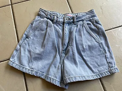 Supre Womens Shorts Blue Denim 100% Cotton Size 6 • $11.58