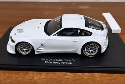 AutoArt 1/18 AUTO Art MOTORSPORT BMW Z4 Race Car Plain Body Version Japanese • $209.95