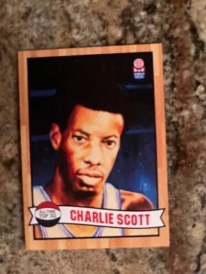 Lana Sports ABA 30 All Time Greats Charlie Scott #15 Rare See Description • $2