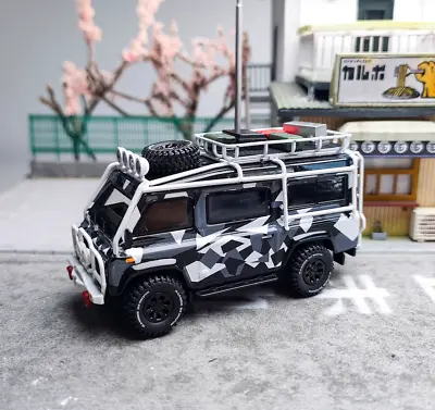 GB Master 1:64 Defender Camo SUV Van Camper Sport Model Diecast Collect Car • $40.99