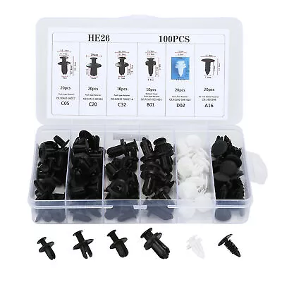 Parts Car Bumper Body Clip Rivet Trim Molding Retainer Push Pin Assortments Kit • $14.99