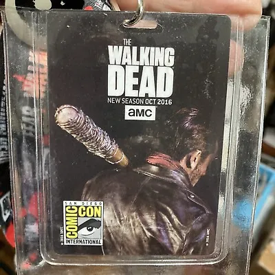 SDCC 2016 Comic Con AMC Fear The Walking Dead Lanyard Badge Holder Event Pins • $14.99