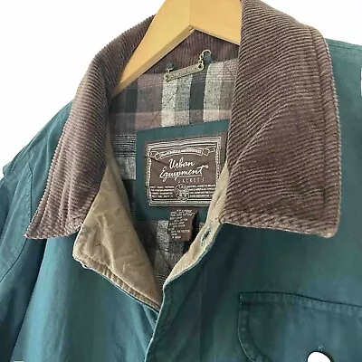 VTG Urban Equipment Field/Barn Jacket/Corduroy Collar/Buttoned Mens XXL • $39.50