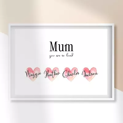 Personalised Mummy Mum And Son Daughter Birthday Mothers Day Gifts For Mom Nanny • £2.99