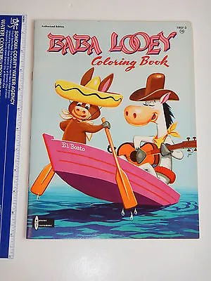 1960 Hanna Barbera Baba Looey Coloring Book  High Grade Unused • $89.99