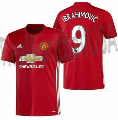 Adidas Zlatan Ibrahimovic Manchester United Home Jersey 2016/17 • $249.92