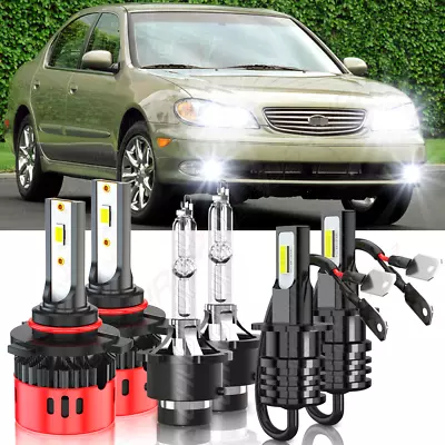 For Infiniti I35 2003 2004 HID/LED Headlight High Low Beam+Fog Light Bulbs Kit • $41.99