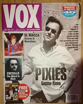 £5.95 • Buy VOX Magazine July 1991 (Pixies, Paul McCartney, Elvis Costello)