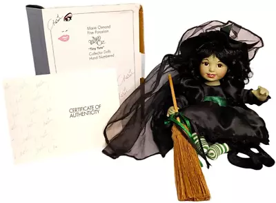 Marie Osmond Tiny Tots Baby Wicked Witch Of The West Doll Wizard Of Oz Porcelain • $37.95