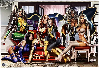 Greg Horn Signed 13x19 Women Of X-Men Limited Edition Lithograph BAS • $69.99
