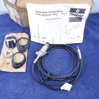 $59.99 • Buy NOS Radio Antenna Mounting Kit 1979-1983 Dodge Van AM FM Mopar OEM 4176113