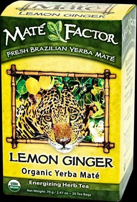 The Mate Factor Lemon Ginger Tea 20 Tea Bag • £10.12