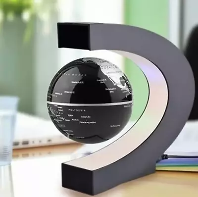 NEW Magnetic Floating Levitation Globe LED World Map Electronic Antigravity Lamp • $29.99