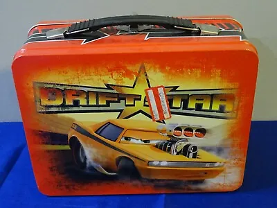 Disney Cars  Feelin Skiddish  Metal Tin Lunch Box(Lightning McQueen&SnotRod) E1 • $9.99