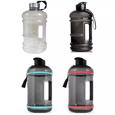 2.2 Litre Large Jumbo Sports Gym Water Bottle Gym Dieting Bodybuilding Hiking • £7.99