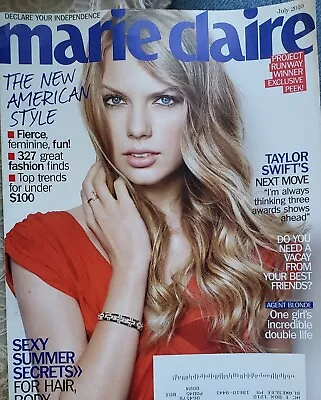 Taylor Swift Marie Claire Cover July 2010 • $9.99