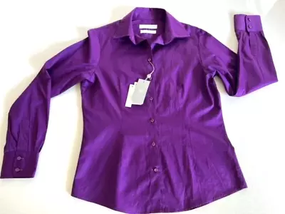 Rhodes & Beckett Rich Purple Egyptian Cotton Shirt. Size 12. BNWT. • $85