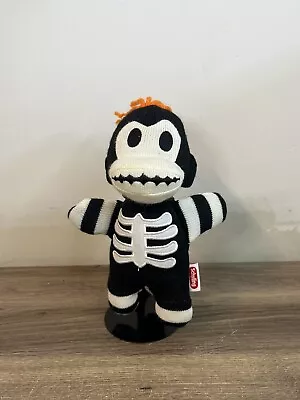 $8.45 • Buy Schylling Sock Monkey Skeleton Halloween Bones Yarn Hair Plush Doll Stuffed 7 