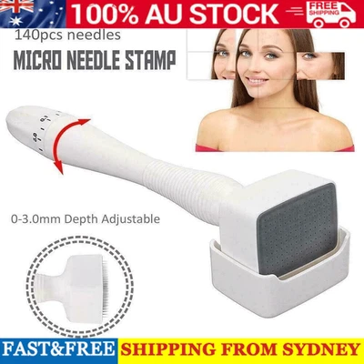 $20.89 • Buy DRS 140 Derma Stamp Micro Needle Derma Roller Scar Wrinkles Therapy Skin Care AU