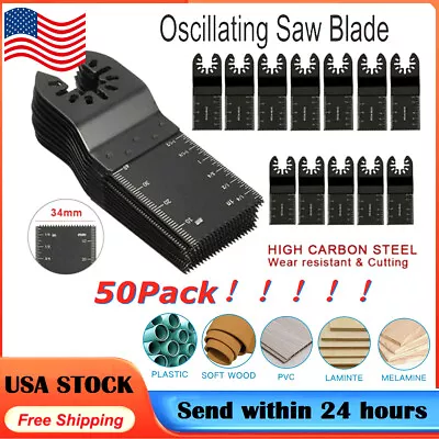 50X Oscillating Multi Tool Saw Blade For Milwaukee For Porter Cable For Makita • $25.95