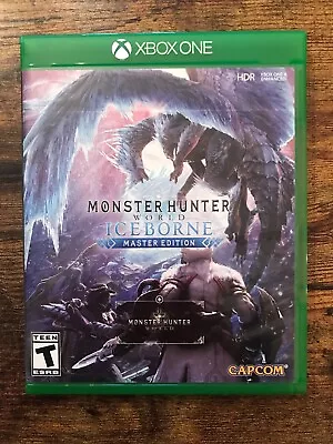 Monster Hunter World: Iceborne Master Edition Xbox One Playable On Series X • $46.99