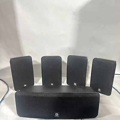 Boston Acoustics 5  Speaker System MCS 160 -Front/Back/Center - Black • $59